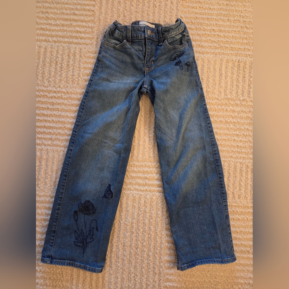 Abercrombie Kids Embroidered Jeans